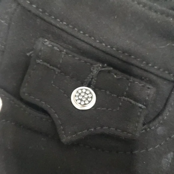 True Religion Black Denim Jeans. - Picture 3 of 5